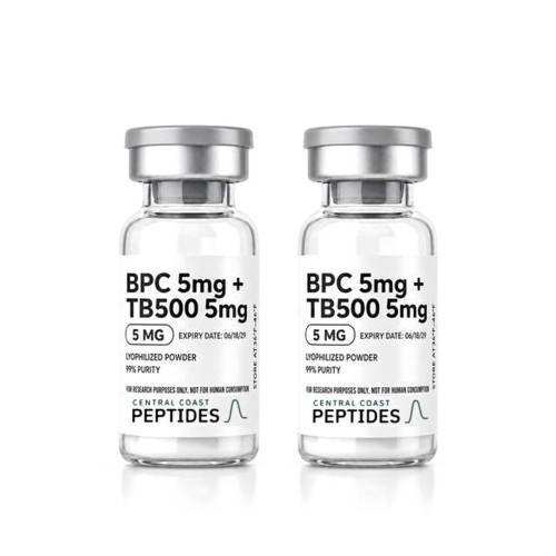 Wolverine BPC-157 5mg TB-500 5mg research vials, SLO Peptides