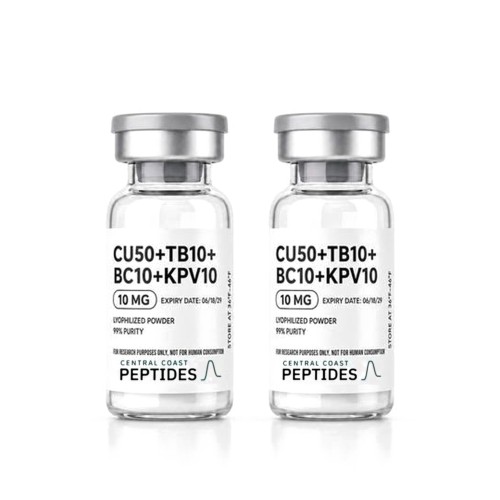 CU50 + TB10 + BC10 + KPV10 80 mg research vials, SLO Peptides