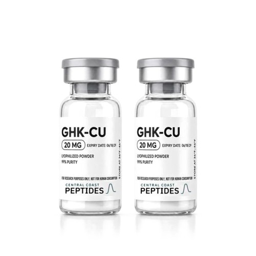 GHK-Cu research vials, SLO Peptides