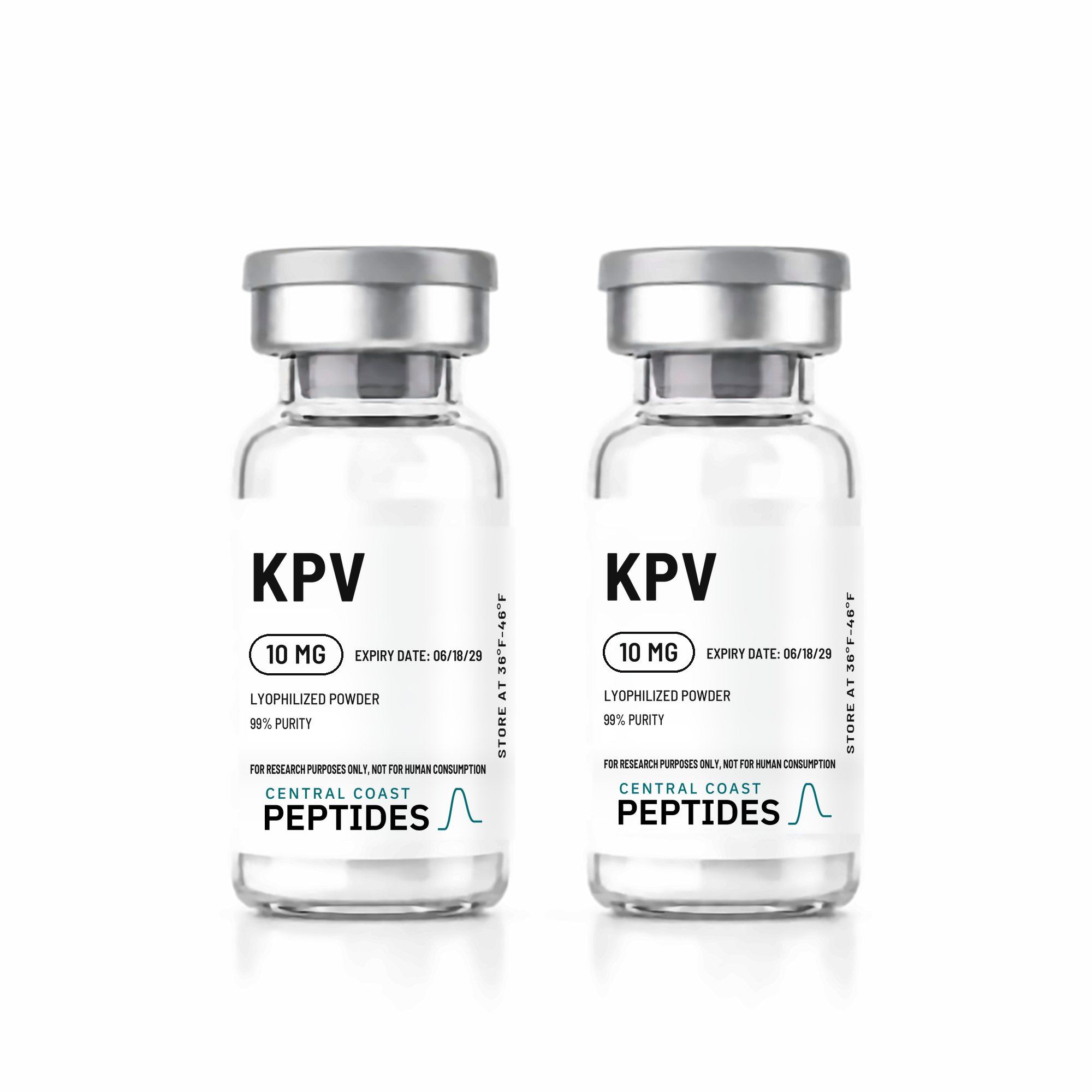 KPV 10 mg research vials, SLO Peptides