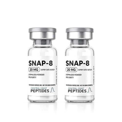 Snap-8 research vials, SLO Peptides