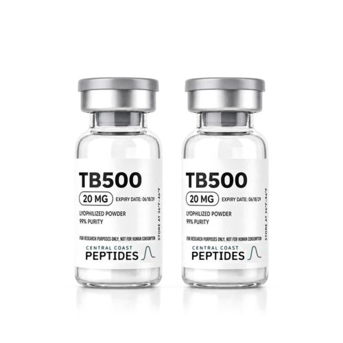 TB-500 (Thymosin B4 Acetate) research vials, SLO Peptides