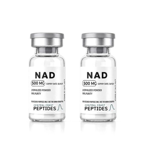 NAD 500 mg research vials, SLO Peptides