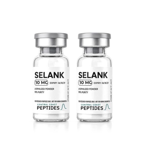 Selank 10 mg research vials, SLO Peptides