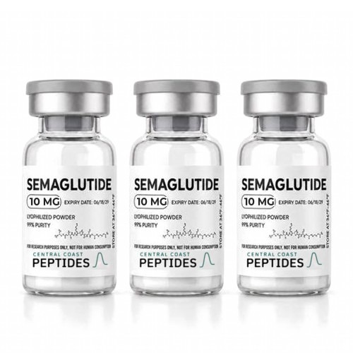 Semaglutide 10 mg research vials, SLO Peptides